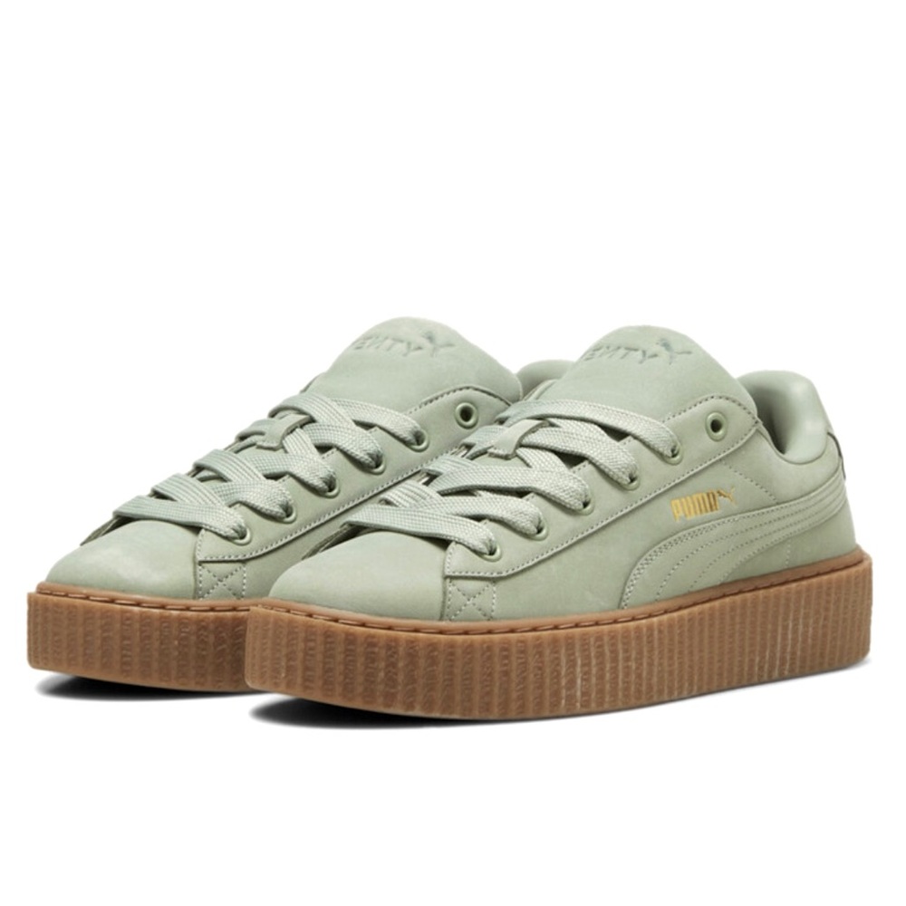 FENTY x PUMA Creeper “Phatty” Sneakers, Green Fog Unisex Size 8 1/2 (US W) NWOT